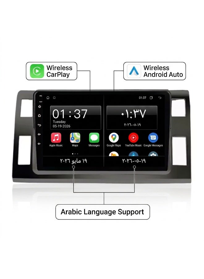 نظام الملاحة للسيارة الاندرويد 10 بوصة لتويوتا بريفيا 3 XR50 Estima 2006-2019 Carplay - Image 2