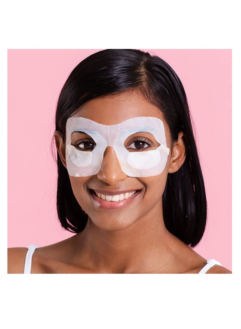 سكين ريبابلك قناع تفتيح العيون (9 أزواج) - مصل ثلاثي المفعول مع فيتامين سي وحبوب القهوة والشاي الأخضر، يقلل الهالات السوداء والانتفاخات والتعب، مرطب ومنعم ومختبر من قبل أطباء الجلدية - Image 4