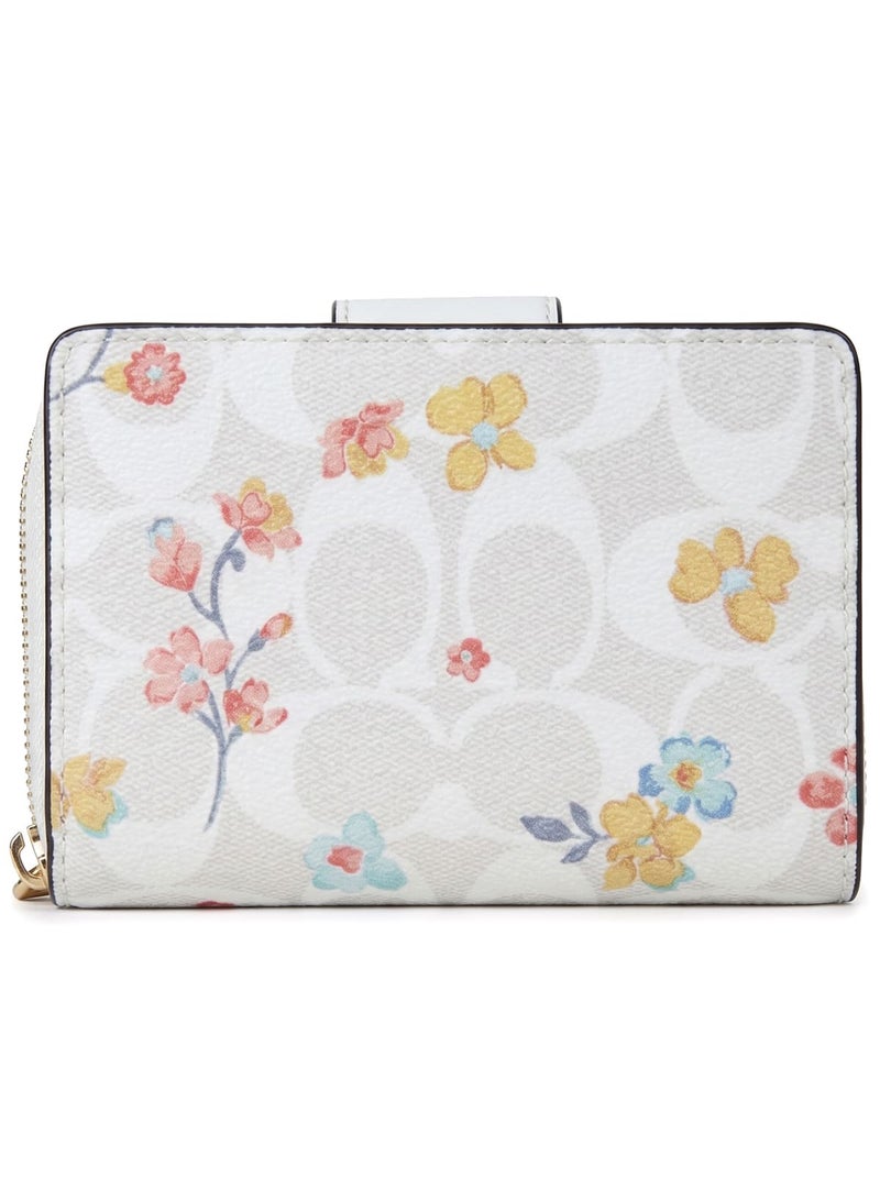 كوتش اوت ليت محفظة كوتش COACH حريمي سيجنتشر لون خاكي وأبيض موديل C8741 - Image 2