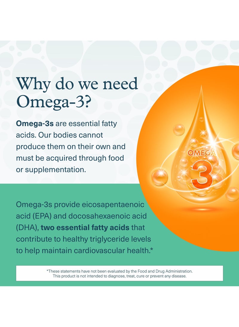 youtheory Oceanfriendly Omega Algae Oil With Omega3 1470 Mg Supports Brain Eye + Heart Health 60 Softgels - Image 5