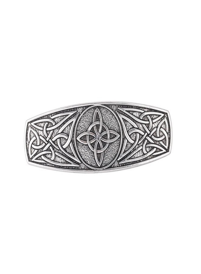 TEAMER Fashion Vintage Celtic Knot Hair Clip Metal Barrettes Pattern Engraved Headwear Witches Knot Hair Accessories for Women - Image 1