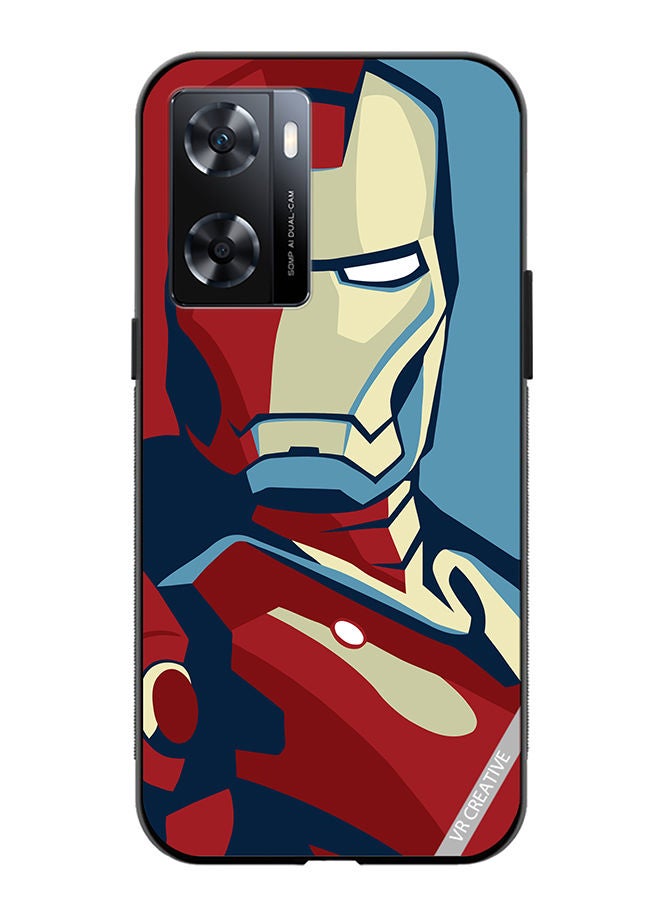 VR CREATIVE Protective Case Cover For OnePlus Nord N20 SE Iron Man Red And Blue Design Multicolour - Image 1