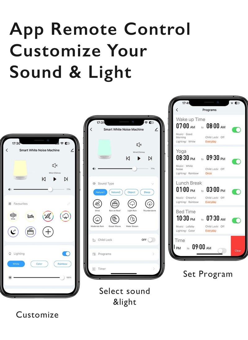 Momcozy - Baby Sleep Soother, Baby Sound Machine, White Noise Machine for Baby Sleeping with Night Light, Toddler Sleep Trainer with 34 Soothing Sounds, Timer, App Remote Control - Image 1