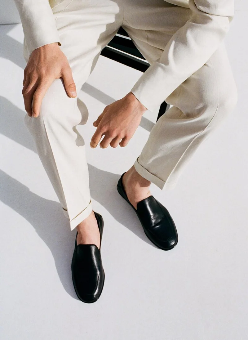 مانجو مان Leather Loafers