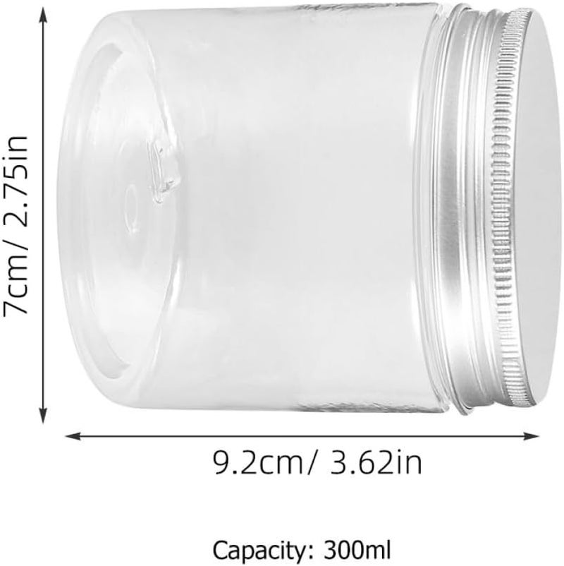 FAVOMOTO 6pcs 10oz Mason Jar Storage Containers with Wide Mouth Lids, Airtight Food Storage Jars for Kitchen and Household Organization - Image 2