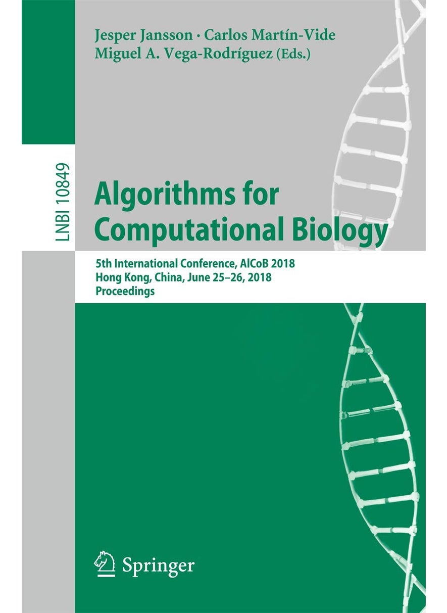 Algorithms for Computational Biology: 5th International Conference, AlCoB 2018, Hong Kong, China, June 25-26, 2018, Proceedings 