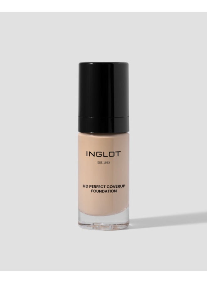 INGLOT HD Perfect Coverup Foundation (71) 30ml – High Definition Matte Foundation, Full Coverage, Long-Wearing Makeup with White Truffle Extract - Image 1