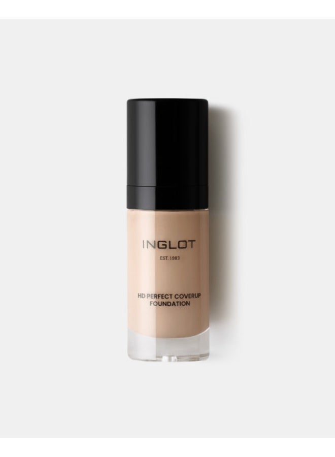 INGLOT HD Perfect Coverup Foundation (71) 30ml – High Definition Matte Foundation, Full Coverage, Long-Wearing Makeup with White Truffle Extract - Image 2