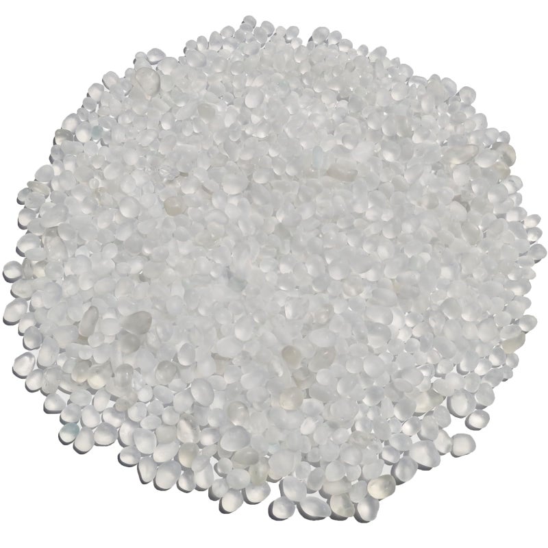 QYGL Sea Glass Stones - 0.9LB White Frosted Glass Pebbles Gemstones - Perfect for Aquarium Rocks, Fish Tank Gravel, Vase Fillers, DIY Crafts, and Home Decor - Image 1