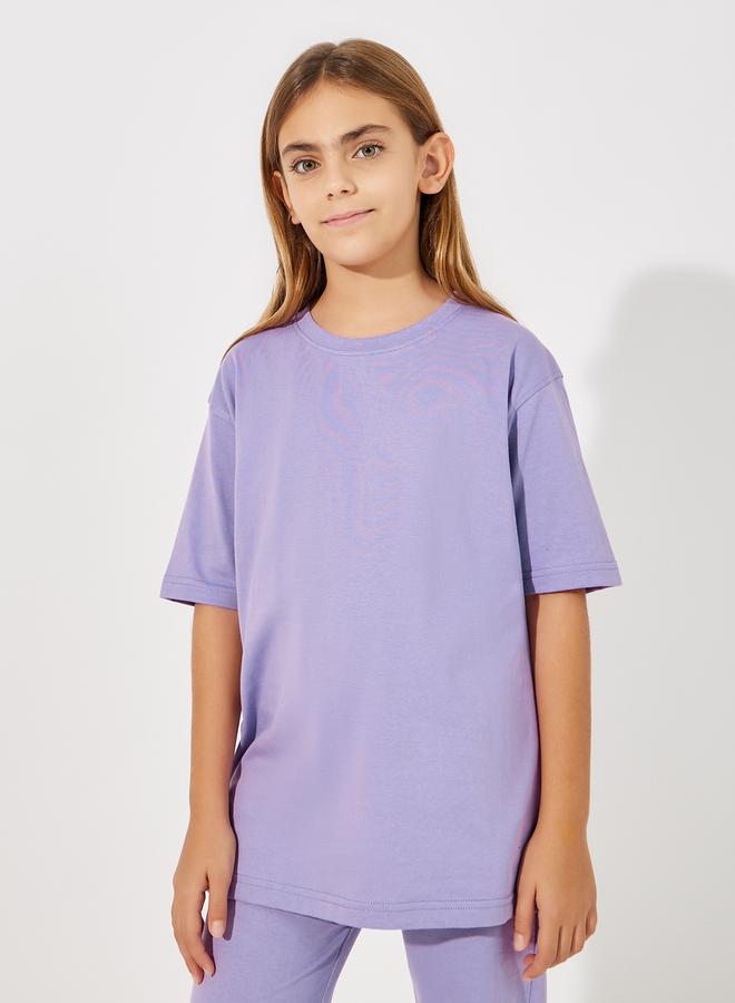 Styli Over size tee and Boot cut joggers co-ord set - Image 2