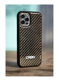 crbn Real Carbon Fiber iPhone 12 - 12 Pro Phone Case (Twill) - Back Cover  - Image 2