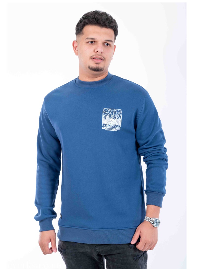 Everest Oversized sweater in navy blue  - Image 1