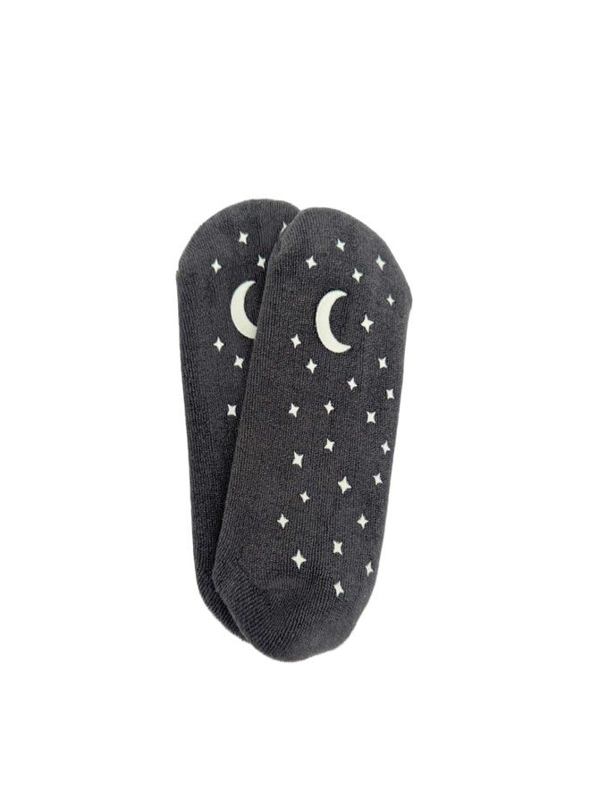 Lindo Gel Socks - Moisturizing Care, Infused with jojoba Oil, Lavender Essential Oil, and Vitamin E (Gray) - Image 1