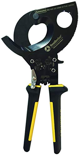 Southwire 58277740 Tools & Equipment CCPR400 Heavy Duty Compact Ratcheting Cable Cutters with Comfort Grip Handles, Easy to Use Quick- Release Lever, Steel Blades, 750 kcmil CU/1000 kcmil AL - Image 2