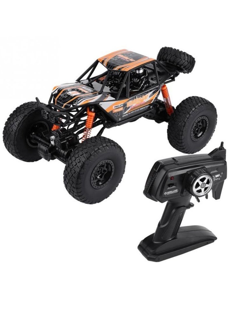 Large High Speed Four-wheel Climbing Vehicle Model Bigfoot Monster Off-road Remote Control Racing Toy Durable orange - Image 2