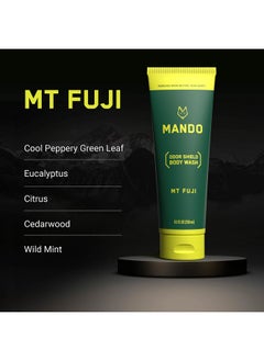 Mando Odor Shield Body Wash24 Hour Odor Controlremoves Odor Better Than Soapsls Free Paraben Free Skin Safe8.5 Ounce (Mt Fuji)  - Image 3