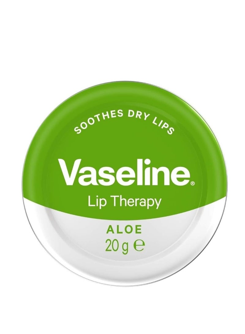 Vaseline Soothes Dry Lips - Lip Therapy Aloe - 20g