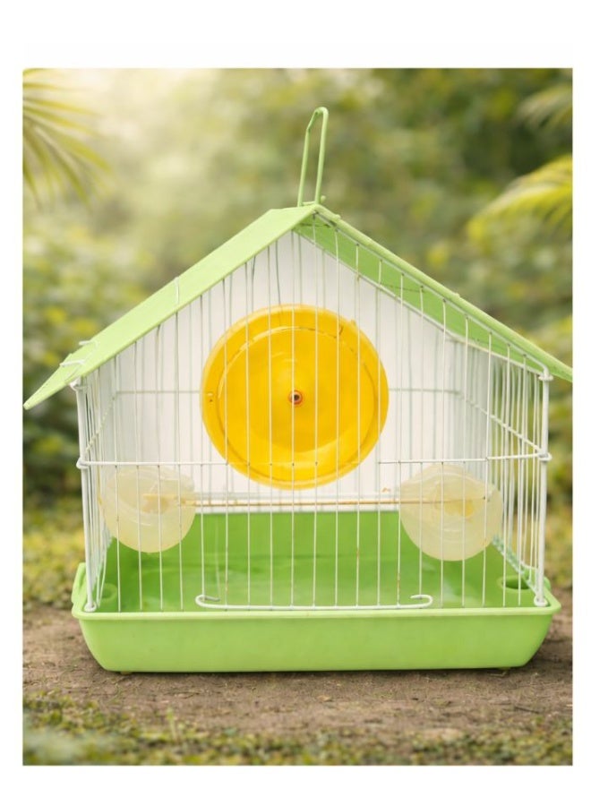 Petto Hamster & Bird Cage 22×16×19 cm | Compact Metal Pet Cage - Image 2