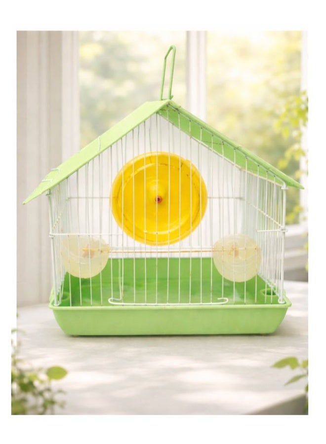 Petto Hamster & Bird Cage 22×16×19 cm | Compact Metal Pet Cage - Image 1