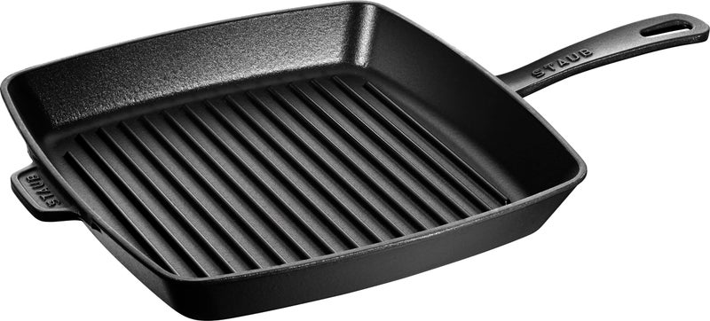 Staub American Grill Pan Cast Iron Suitable for Induction Cookers 30 cm Black - Image 1
