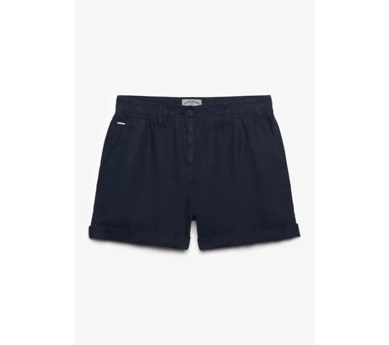 Superdry Mid Rise Linen Shorts