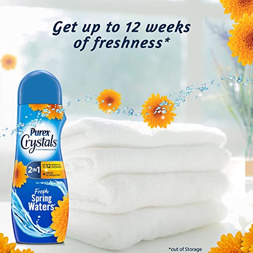 Purex Crystals In-Wash Fragrance and Scent Booster, Fresh Spring Waters, 21 Ounce (Pack of 4) - Image 4