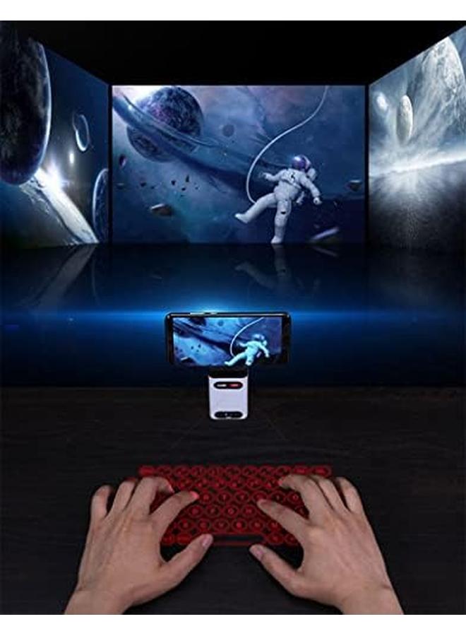Bluetooth Wireless Projection Virtual Keyboard Keyboard Projector Portable Full Size Keypad Bluetooth Virtual Keyboard Computer Accessories Projection Keyboard For Iphone Holographic Keyb