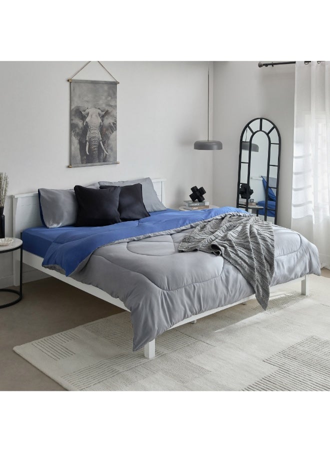 Home Box - طقم لحاف كينغ مقلوب من الألياف الدقيقة 3 قطع ديربي 240 × 220 سم - Image 1