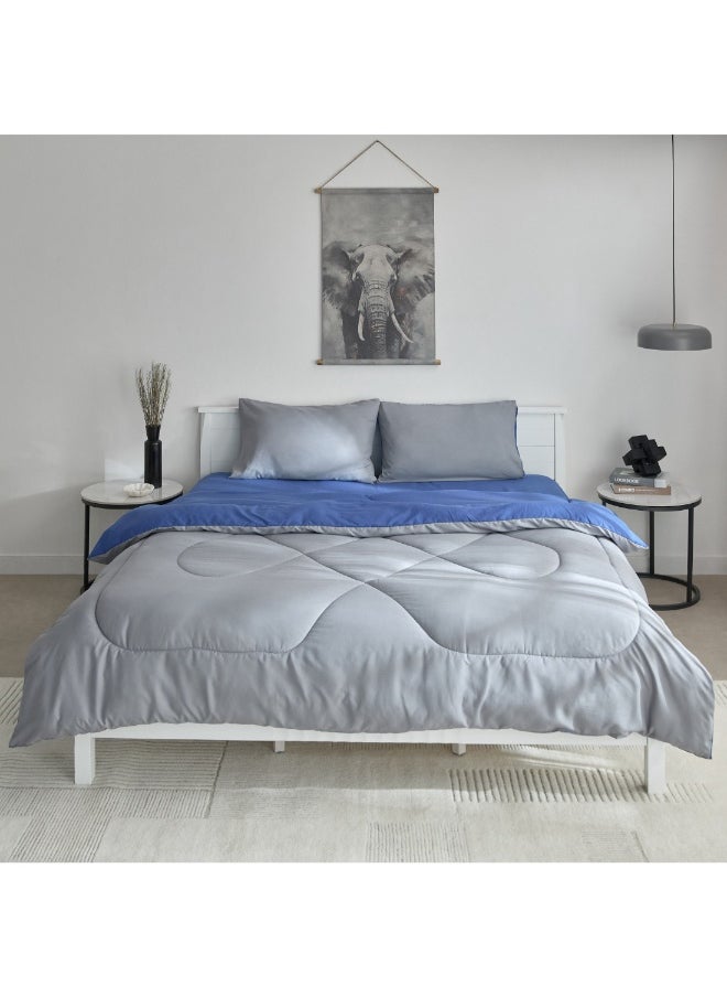 Home Box - طقم لحاف كينغ مقلوب من الألياف الدقيقة 3 قطع ديربي 240 × 220 سم - Image 1