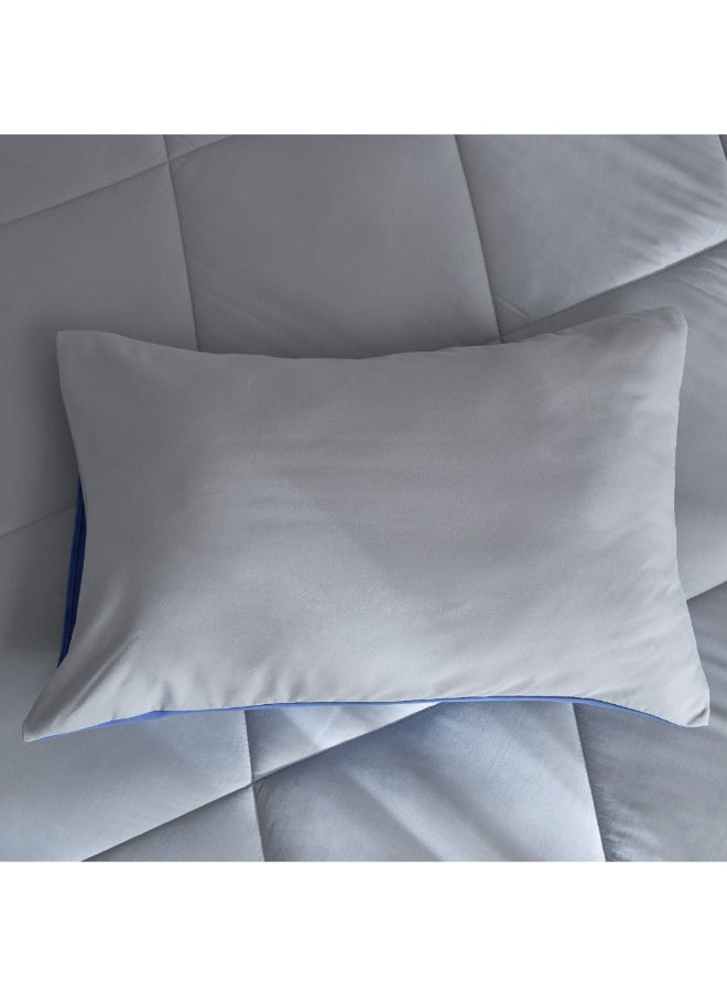 Home Box - طقم لحاف كينغ مقلوب من الألياف الدقيقة 3 قطع ديربي 240 × 220 سم - Image 1