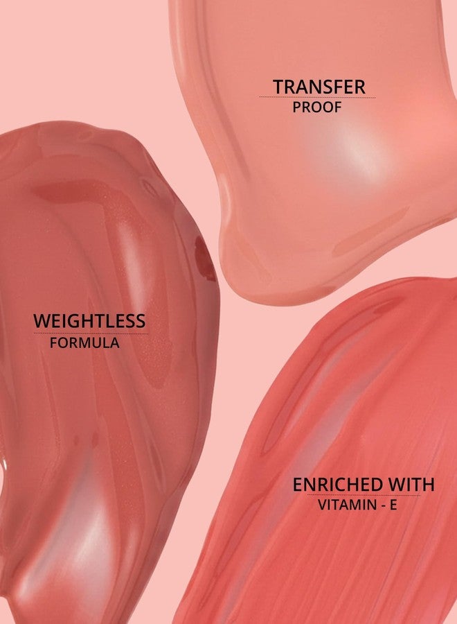 FLiCKA Weightless Impression Liquid Lipstick| Enriched With Vitamin E, Matte Finish, Moisturizing, Creaseless Formula, 01 January, 1.6ml - Image 3