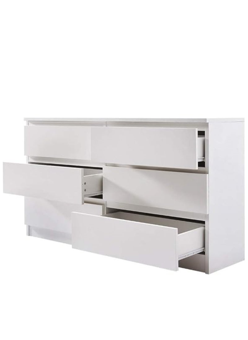 Chest of 6 drawers Modern Bedside Storage Cabinet  for Living Room 120*40*75 CM - pzsku/ZFC21C685853F516E4EF2Z/45/_/1729119010/be9a834d-7d5c-4b30-b851-bde5d09b34e6