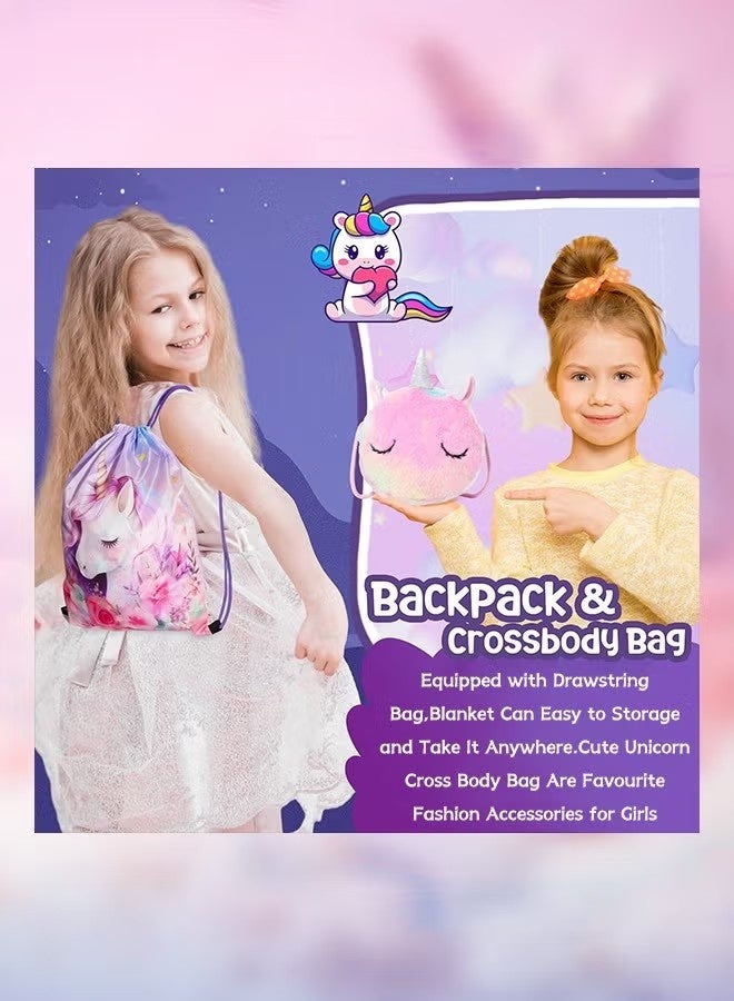 Beauenty Unicorn Gift Set for Girls, Birthday Gifts,Ramadan Gift Box, Back-to-School Gifts, Graduation Gifts, and Girls' Toys for Ages 4 to 18 Combined Materials Pink - Image 5