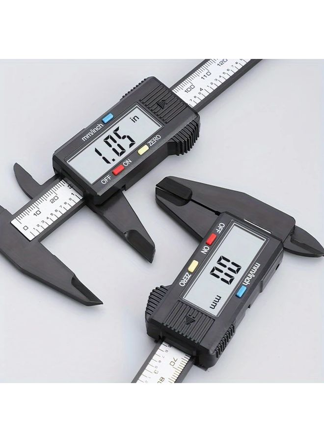 Black Digital Caliper 150mm with Tare Function and Dual Unit Conversion - Image 5