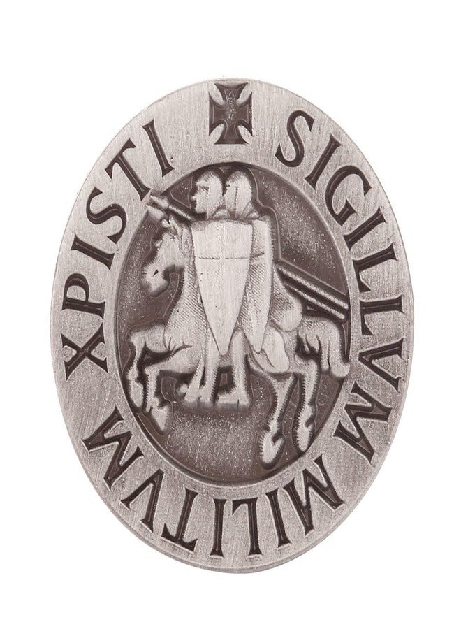 GuDeKe Knights Templar Seal Crusaders Solomons Temple Lapel Pin - Image 1