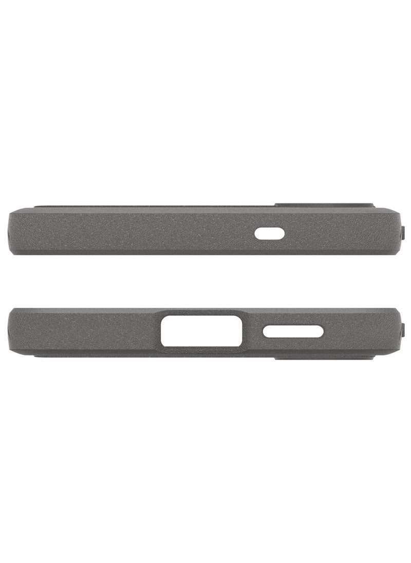 Rugged Armor MagFit Galaxy S25 Case Cover with MagSafe and Carbon Fiber Textures (2025) - Marble Gray