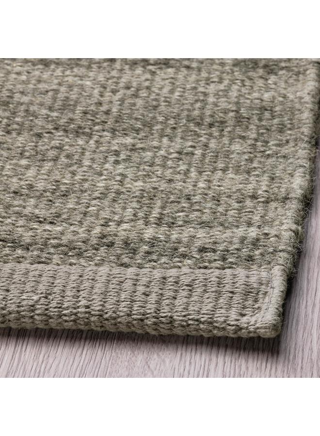 Zaboon Rug, flatwoven, grey, 80x150 cm - Image 2