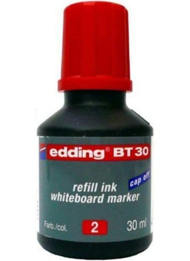 Edding Red Wooden Marker Ink 30ML  - Image 1