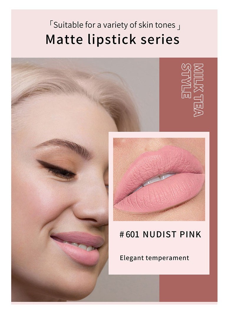 Handaiyan Lipstick For Women Matte Lipsticks Long Lasting Moisturizing Long Wear Waterproof 24 Velvet Ice Cube Lip Stain Makeup Tint Nude Superstay Original Highly Pigmented Nourishing Non-Drying  - Image 2