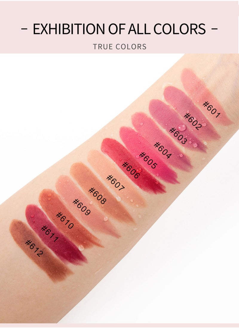 Handaiyan Lipstick For Women Matte Lipsticks Long Lasting Moisturizing Long Wear Waterproof 24 Velvet Ice Cube Lip Stain Makeup Tint Nude Superstay Original Highly Pigmented Nourishing Non-Drying  - Image 4
