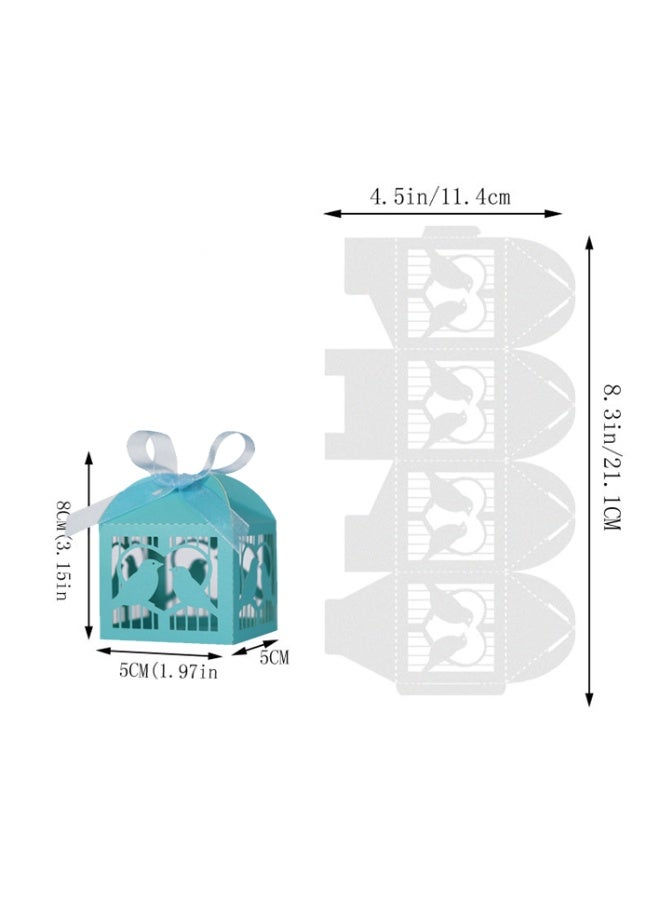 50-piece luxury birdcage-themed favor boxes – elegant favor boxes for special occasions - Image 2