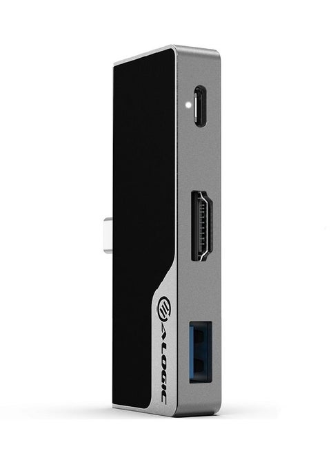 Alogic USB-C Dock Nano Mini with USB-A Ultra Series Space Grey