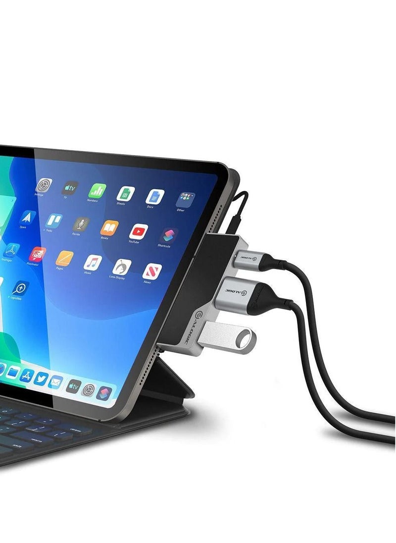ألوجيك ألوجيك - منفذ USB-C ميني مع USB-A سلسلة Ultra رمادي الفضاء  - Image 2