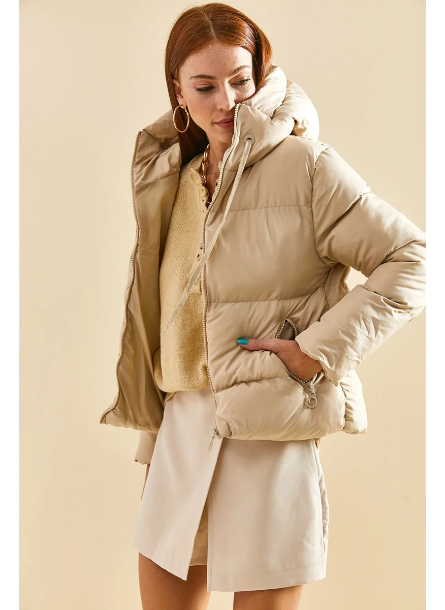 لايث Hooded Inflatable Coat