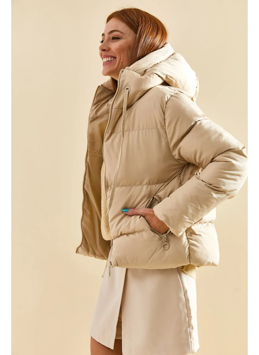 لايث Hooded Inflatable Coat