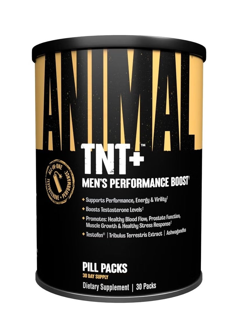 UNIVERSAL NUTRITION TNT+ Testosterone Booster 30 Packs - Image 2