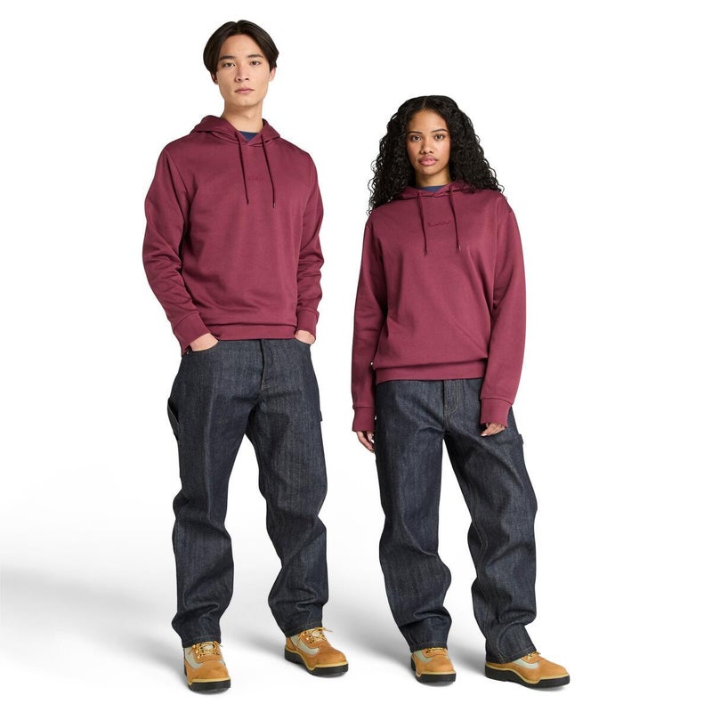 Timberland Emboridered Logo Brushback Hoodie - Image 1