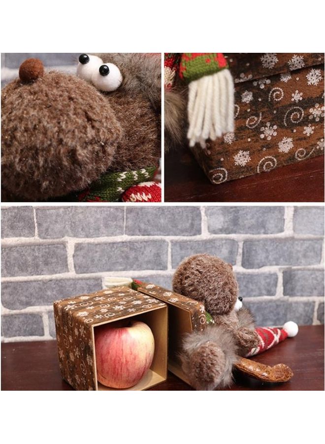 NIBEMINENT Square Snowflake Doll Decoration Gift Box Multicolour - Image 5