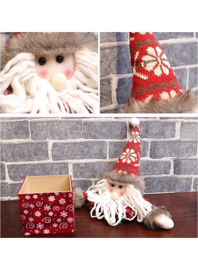 NIBEMINENT Square Snowflake Doll Decoration Gift Box Multicolour - Image 4