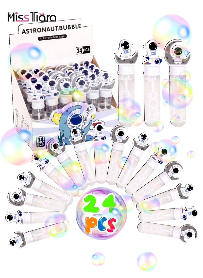 MissTiara - 24-Pack Spaceman Mini Bubble Wand Kids Fun Game Party Bubble Gift - Image 1